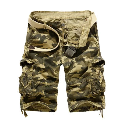 US Size 2026 New Camouflage Loose Cargo Shorts Men Cool Summer Military Camo Short Pants Homme Cargo Shorts