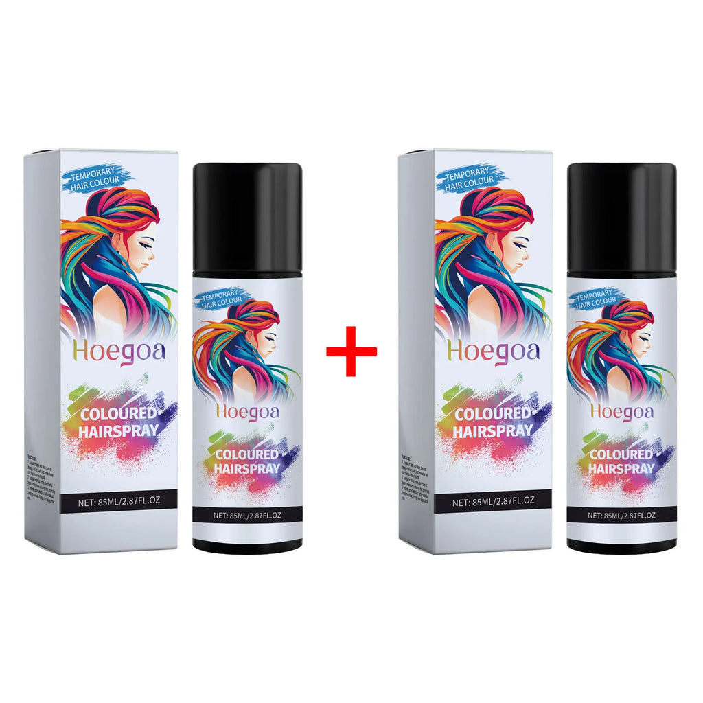 Temporary Hair Dye Fast Remove White Hair Promote Black Hair Coloring Products Anti Rough Frizziness Disposable Hair Color Spray