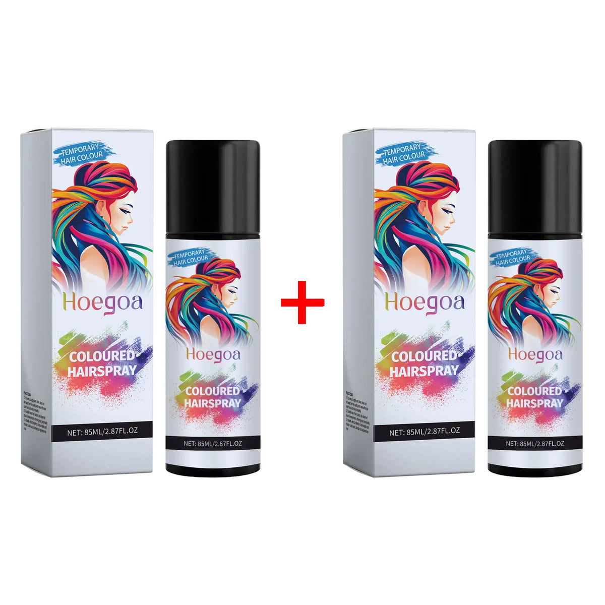 Temporary Hair Dye Fast Remove White Hair Promote Black Hair Coloring Products Anti Rough Frizziness Disposable Hair Color Spray