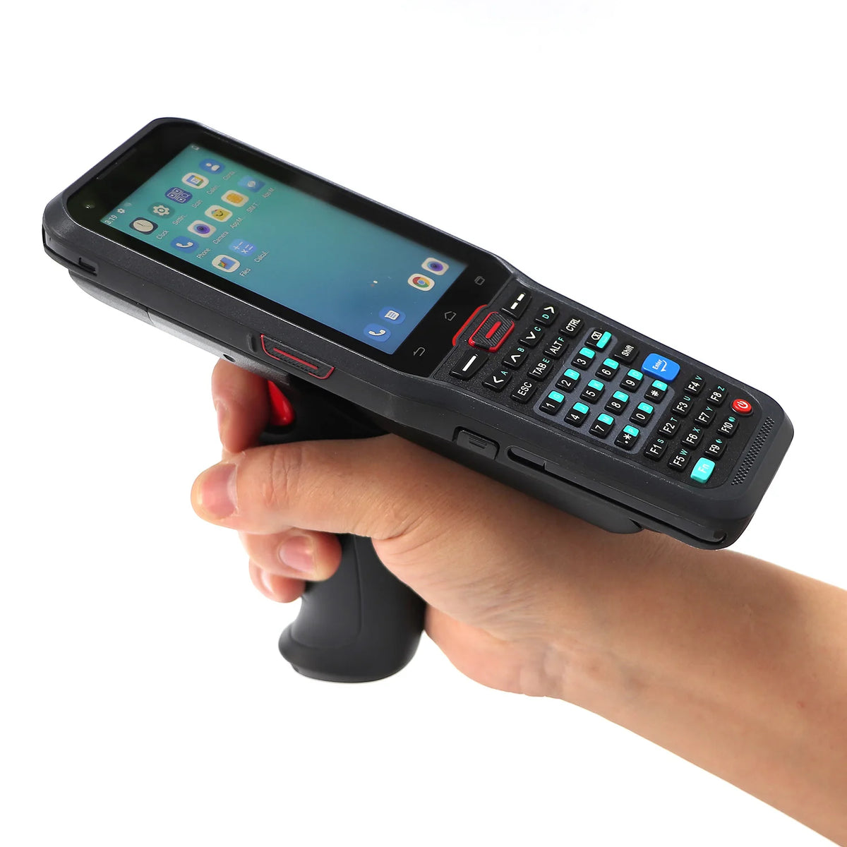 Android Rugged PDA Handheld Terminal 1D/2D QR Code Barcode Scanner NFC for Inventory Logistics Warehousing Data Collector