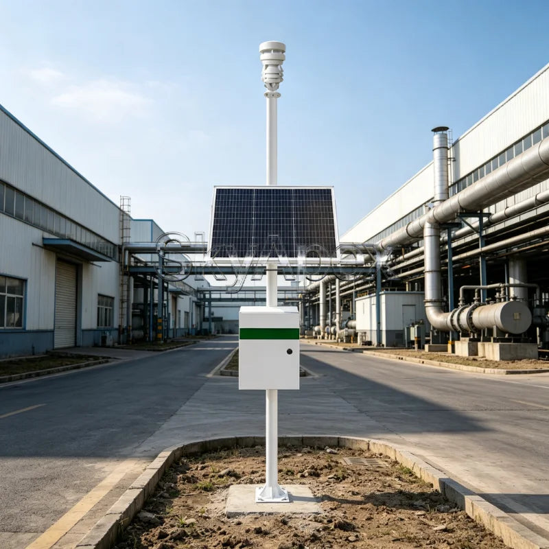 Integrated Ultrasonic Weather Station Auto Detector Wind Speed Direction Temp Humidity Pressure Rainfall High Precision