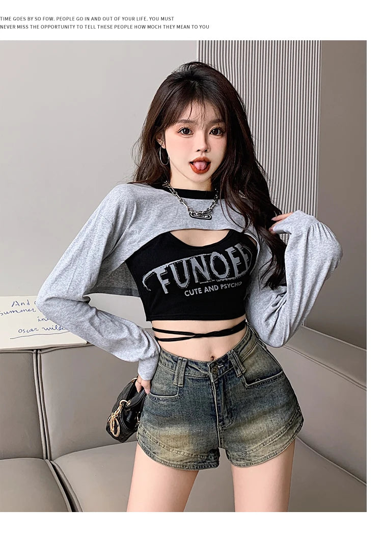 American Vintage Denim Shorts Women 2025 Spring Summer New High Waist Slim Y2K Short Jeans Woman Streetwear