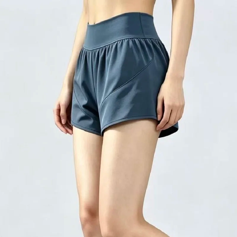 Origin Training Shorts Elastic Wide Waistband Quick Dry Sweat Wicking Loose Fit Shorts Outdoor Workout Gym Athletic Outfit