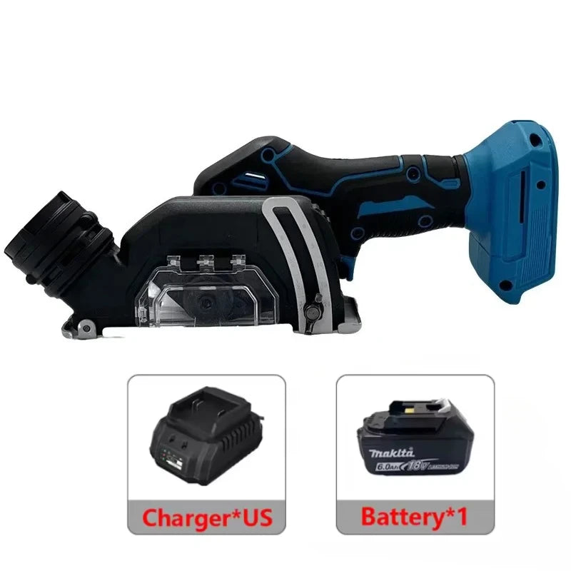 Makita Cordless Power Tool Set: Cordless Rotary Hammer, Rivet Gun, 12V Mini Angle Grinder, Cordless Saw, Air Inflator