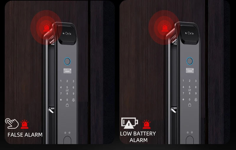 EGFirtor Password Door Lock Face Recognition Fingerprint Lock with Camera Biometric Smart Digit Lock