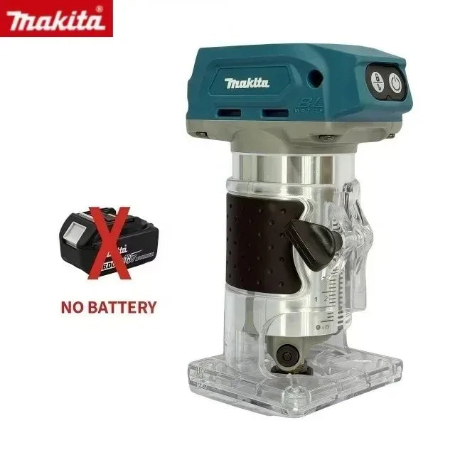Makita DRT50 18V LXT Cordless Trimmer, Brushless Motor, Professional Rechargeable Slotting and Milling Tool,Edge trimmer