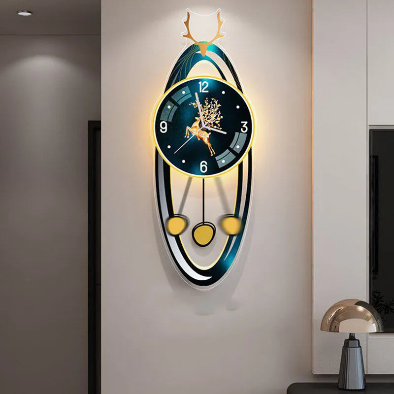 Digital Living Room Wall Clocks Modern Interior Aesthetic Design Wall Watch Xenomorph Creative Reloj De Pared Home Decoration