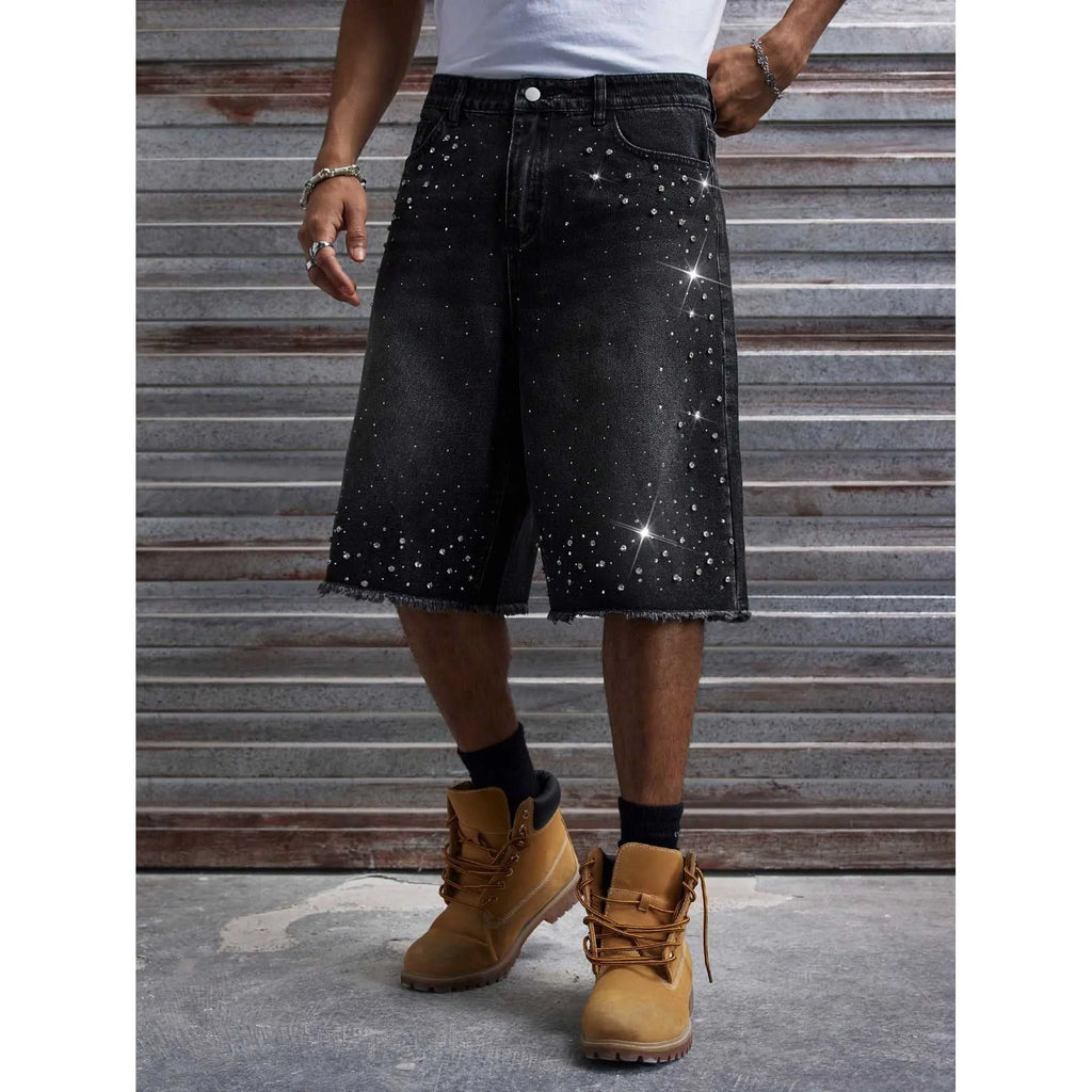 2026 Men's Denim Shorts Spring/Summer Non Stretch New Style