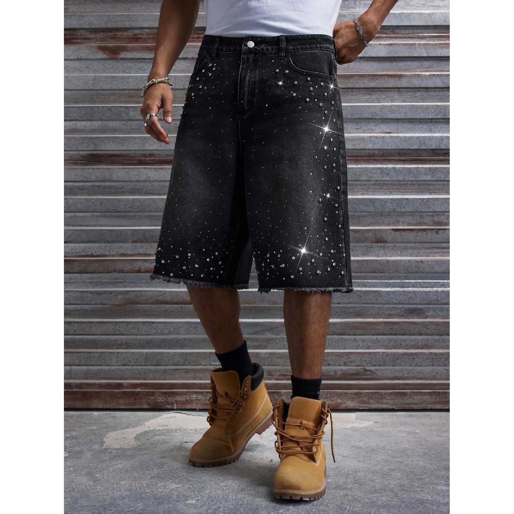 2026 Men's Denim Shorts Spring/Summer Non Stretch New Style