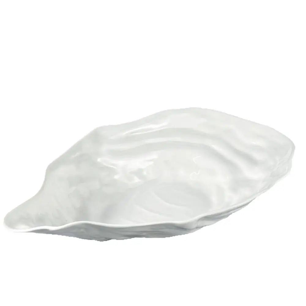 Kitchen Organizer Ceramic Sashimi Plate Creative Oyster Shell Shape Storage Dish Reusable Multi-Function Dessert Tray Festival