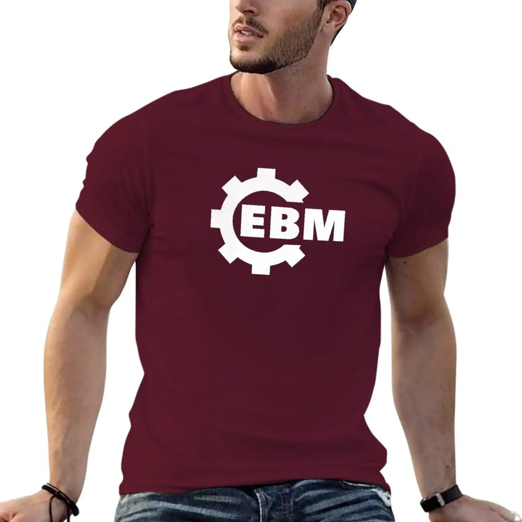 New EBM Techno Dark T-Shirt oversized t shirts graphic t shirts funny t shirts for men