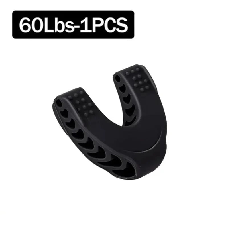New Facial Mouth Jawline Face Fitness Muscle Chew Ball Bite Breaker Training Equipment U Shape Jaw Exerciser