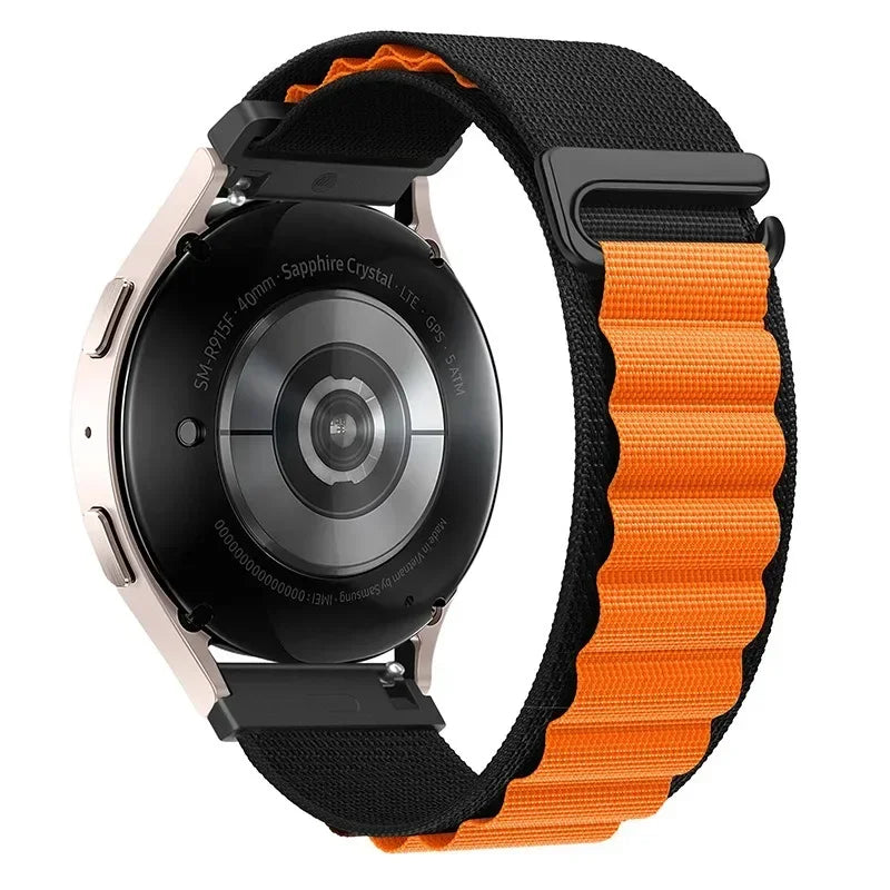 20mm 22mm Alpine Nylon Loop Band For Realme Watch 5/S/3 Oneplus Watch Lite/3/2/2R Comfortable Strap For Xiaomi Watch 5/S4-3-2-1