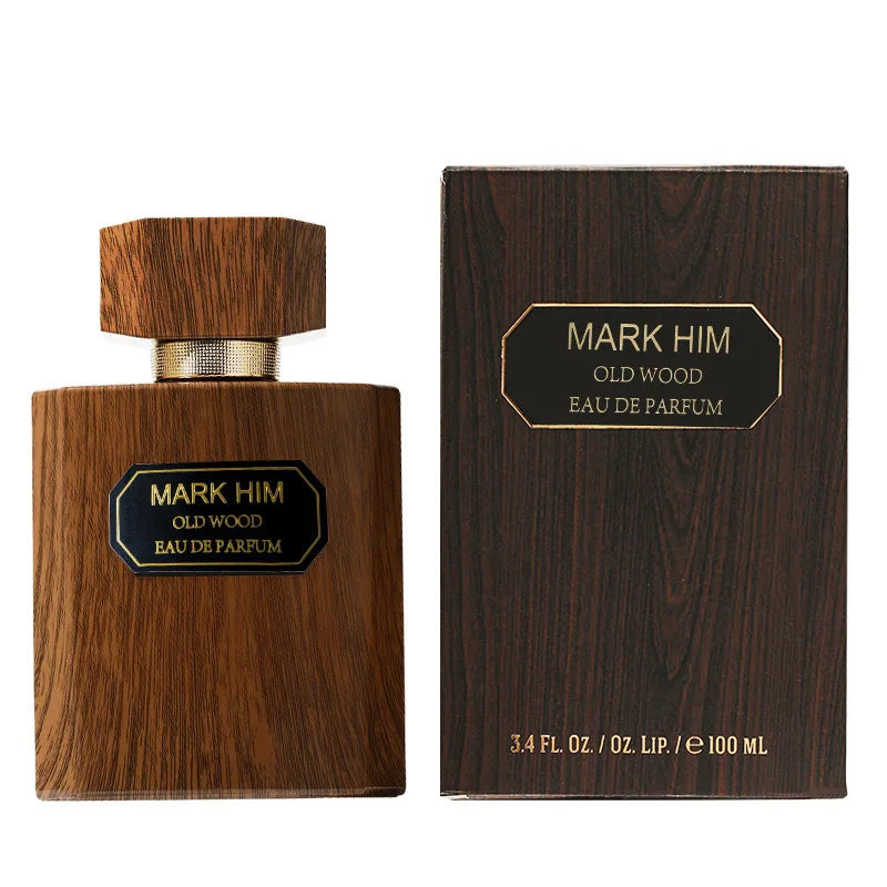High-end Wood Perfume Brand Cologne Ebony Agarwood Long-lasting Fragrance Fresh Charm Confident Business Men Light Perfume 100ml