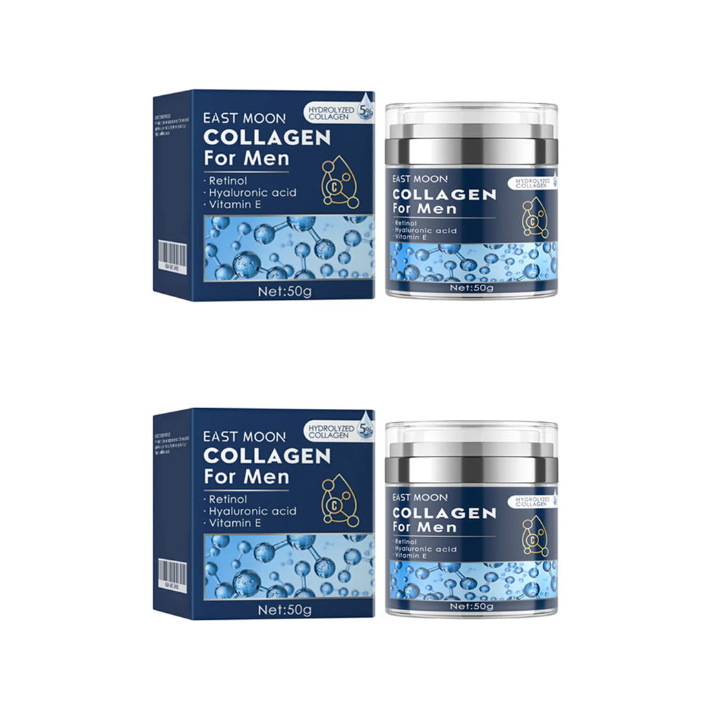 Men's Retinol Collagen Face Cream Hydrating Lifting Firming Fade Fine Lines Brighten Skin Tightening Anti-Wrinkle Men Skin Care