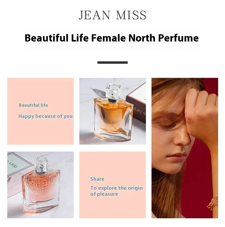 Brand Perfume Musk Women Perfume Spray Flirting Pheromone Long Lasting Vibrant Jasmine Fruity Light Fragrance Romance Gift