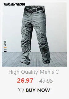 High Quality Men's Jeans Multi Pocket Denim Cargo Pants Oversized Casual Pants Men Clothing Loose Trousers 29-44
