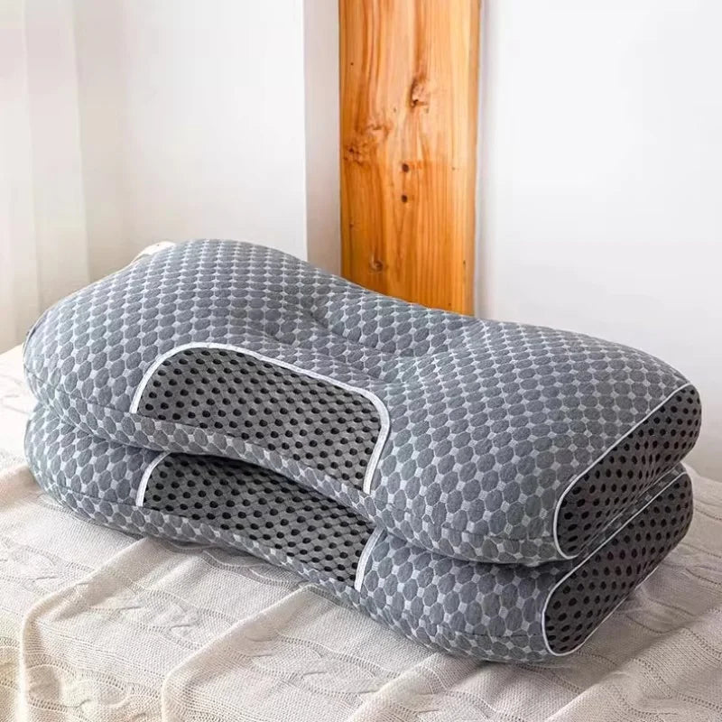 Home Cervical Memory Pillow, Helps Sleep and Protects The Neck Home Pillow,Gray#Color:DARK GRAY,Size:45*70
