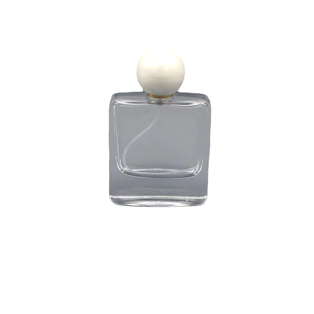 50ML Premium Perfume BottlePortable Perfume Dispenser Flat Square Bayonet Glass BottleCosmetic Spray Bottle Skin Care Tool