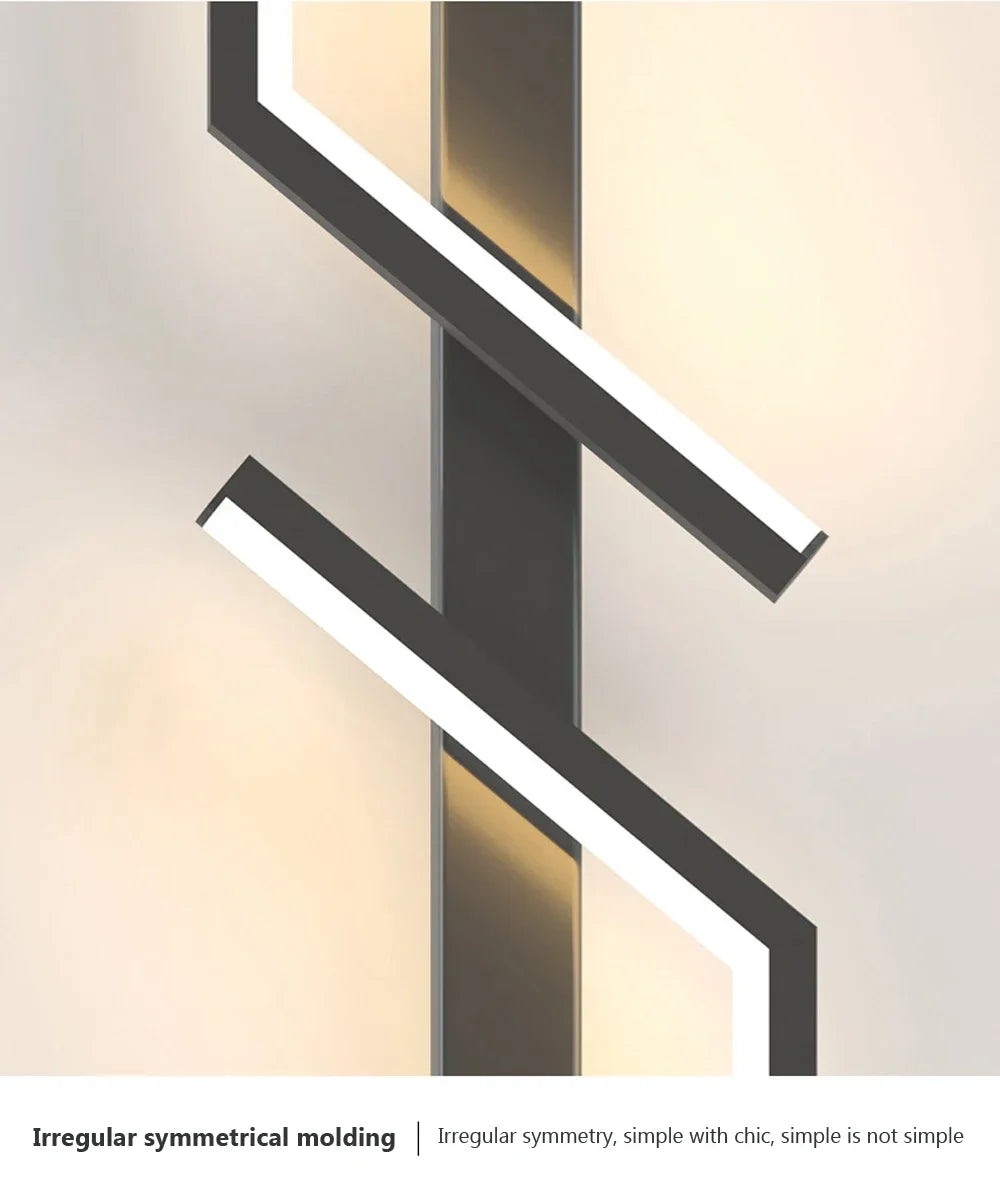 LED Wall Light Modern Minimalist Strip Lighting for Bedroom Bedside Living Room TV Backlight Sofa Decor Wall Sconce Ambient Lamp