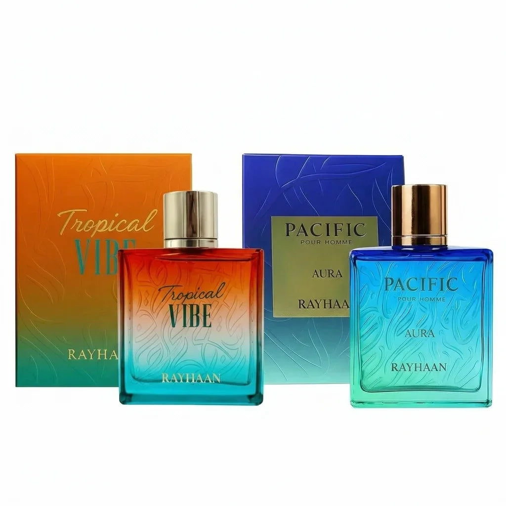 Jungle Vibe Tropical Vibe Pacific Aura Aloha Fresh Wave Men Eau de Parfum Long Lasting Spray Fragrance For Him Scent