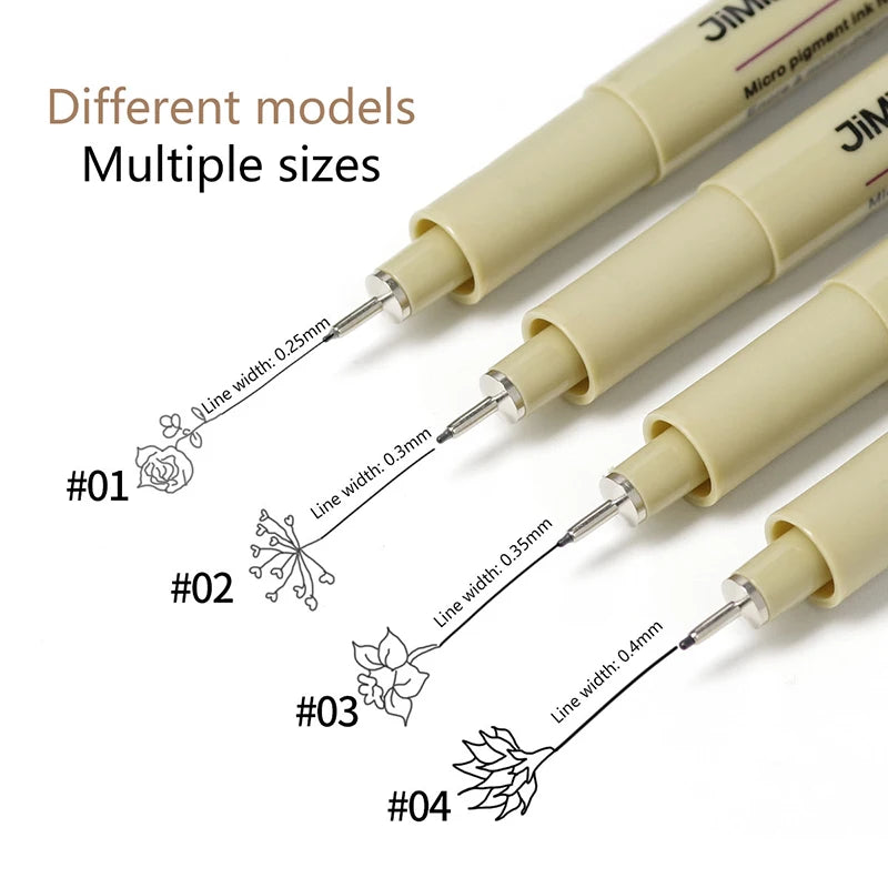 Waterproof Nail Art Graffiti Line Pen Gel Painting Wire Drawing Detail Sketching Tool for Creative Nail Design