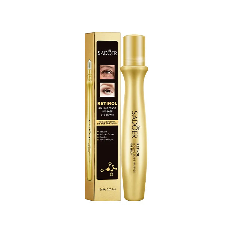 Snail Face Cream Collagen Firming Fade Fine Lines Eye Massage Roller  Reduce Wrinkles Eye Bags Korean Skin Care Product