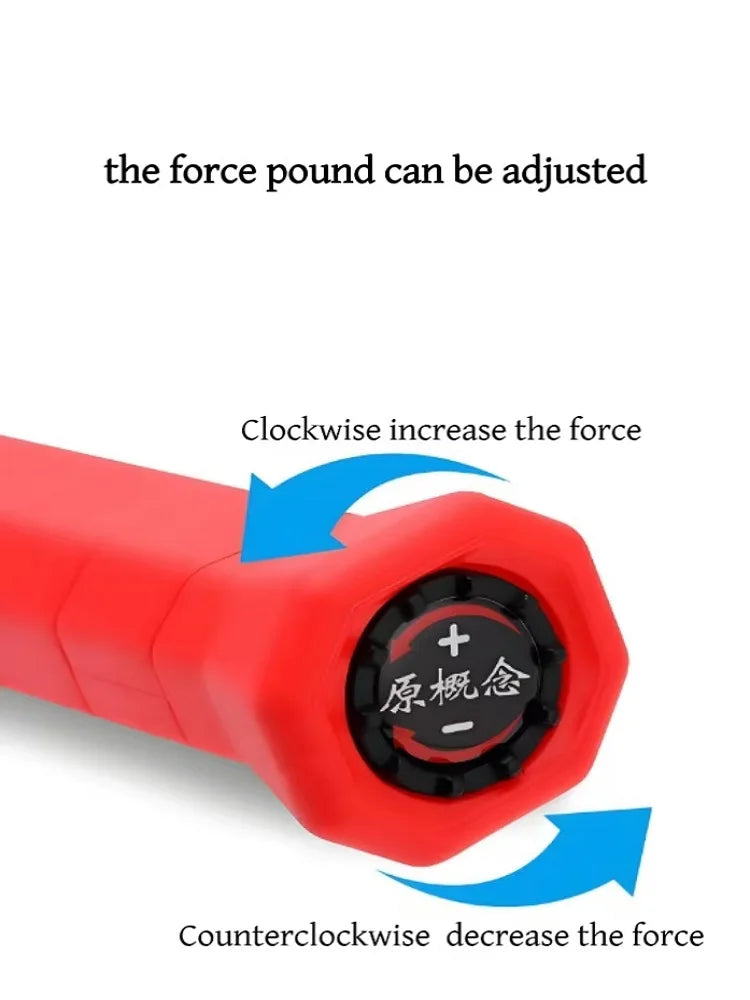 Simulated Badminton Racket Swing Whipping Power Trainer Adjustable Weight from N25N28N33N38N45N52 Practice Auxiliary Equipment