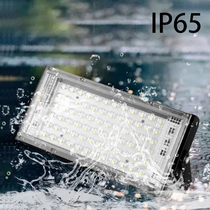 LED Flood Light 50W 100W AC110V 220V Outdoor IP65 Waterproof Reflector Spotlight Street Light Wall Lamps Garden Lighting