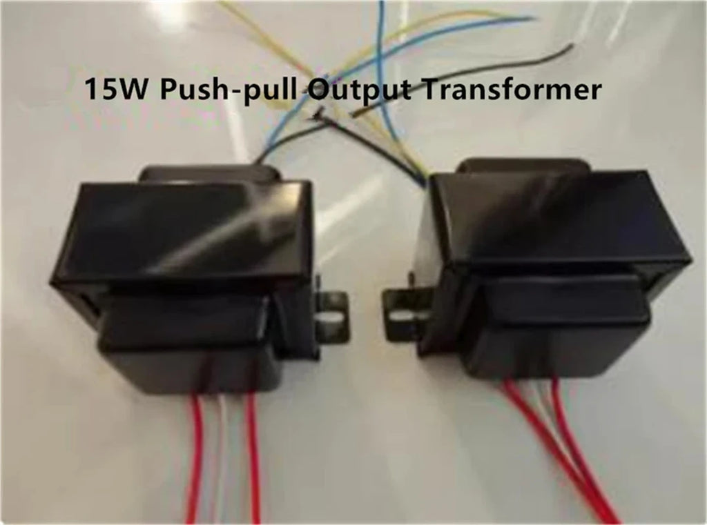 1PCS 6P1 6P6 6P14 6P15 EL84 Vacuum Tube Amplifier Push-pull Output Transformer 15W,8K or 10K Can Be Selected, Audio Components