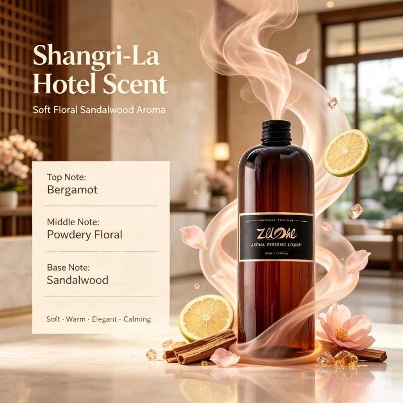 House Fragrance Essential Oil 500ml Ritz Carlton Hilton Hotel Scent Long-lasting Aromatherapy Deodorant,give 10pcs Reed Sticks