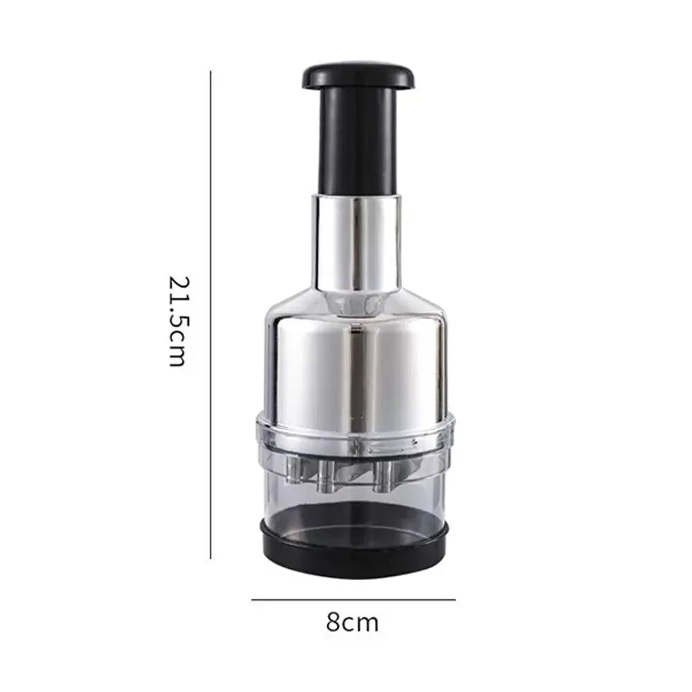 Manual Hand Press Garlic Onion Chopper Vegetable Food Chopper Processor Dicer