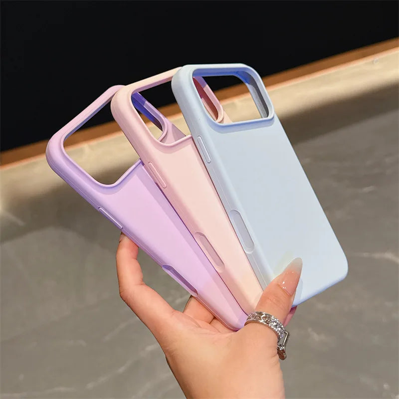 Premium Liquid Silicone Silky Smooth Delicate Touch Case For IPhone 18 17E Pro Max 16E 15 14 Plus 13 12  Anti-drop Protect Cover