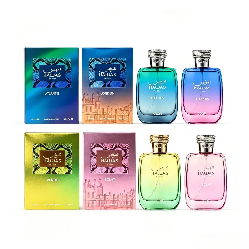 Eau de Parfum Unisex de 100 ml, Aroma Oriental Amaderado Fresco y Duradero, Fragancia Ligera y Elegante, Ideal para la Oficina,
