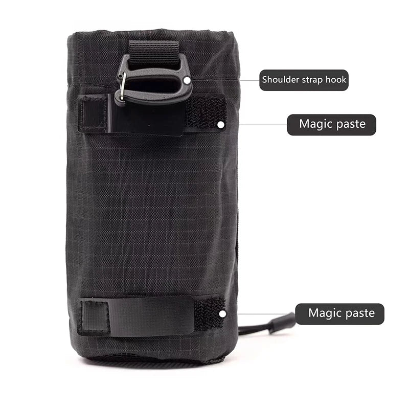 1Pc Expandable Modular Shoulder Strap Pouch , Outdoor Hydration Bottle & Phone Carrier with MOLLE Attachment Backpack Accessory