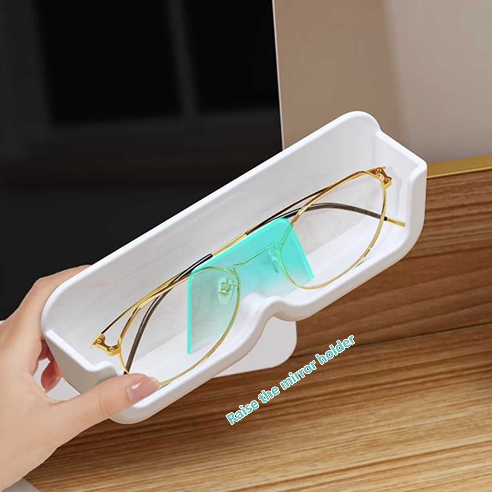 Wall-Mounted Glasses Storage Rack Wall Mounted Sunglasses Sunglasses Display Props Myopia Glasses Frame Display Rack