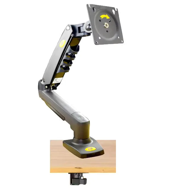 NEW NB F80 2-9kg Popular 17"30" Monitor Screen Desktop Stand Computer Bracket Gas Spring Long Arm Clamp Grommet Hole 360 Rotate