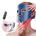 Hello Face M500S Black Wireless Face Black Mask Light Therapy 850nm Infrared & 660 nm Red Light Masks