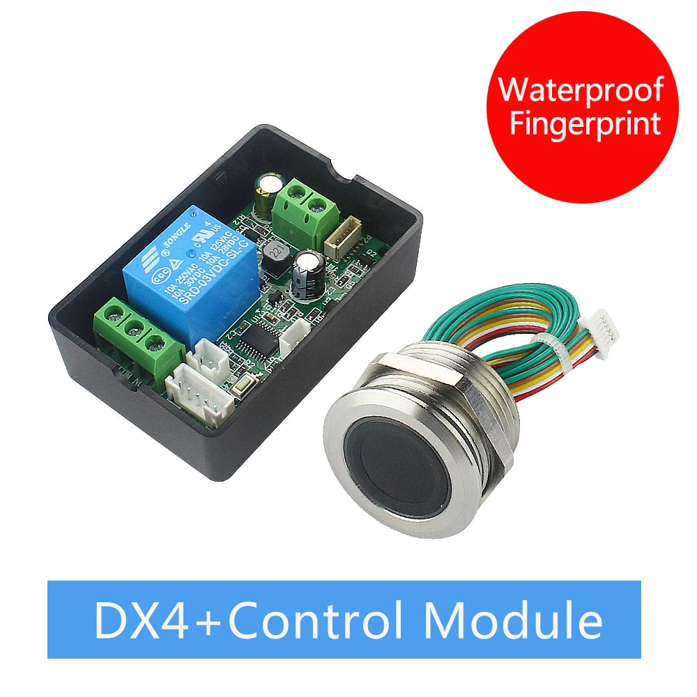 Fingerprint access control relay module DC7v-30v door lock controller Switch fingerprint  induction electric lock control board