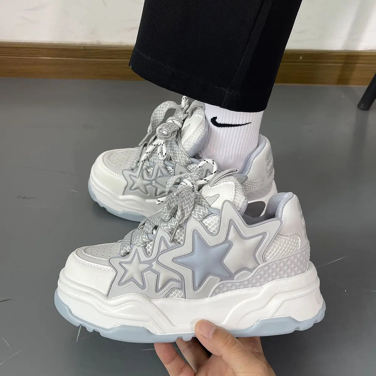 Fashion Platform Increased Bread Men's and Women's Autumn and Winter New Couple Sports Casual Shoes for Woman Sneaker