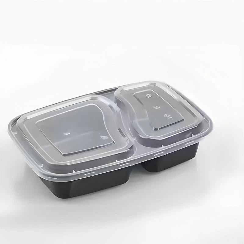 10Sets Disposable Food Boxes Lunch Leakproof Fridge Kitchen Camping Picnic Disposable Food Boxes BBQ Party Storage Tableware
