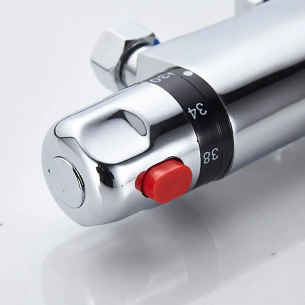 Home 1/2" Outlet Shower Valve Bathroom Accessories Exposed Bar Shower Mixer Bathroom Faucet Valve Tap