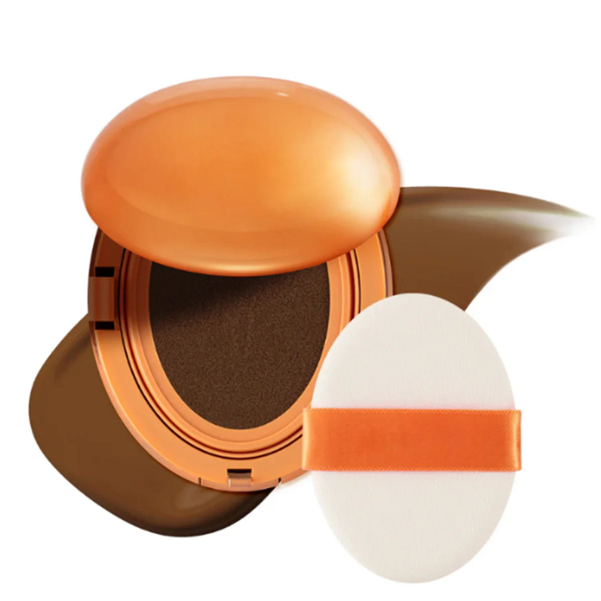 Matte Air Cushion Foundation Full Coverage - Waterproof Poreless Smooth Base Cream Long-lasting Cosmetics