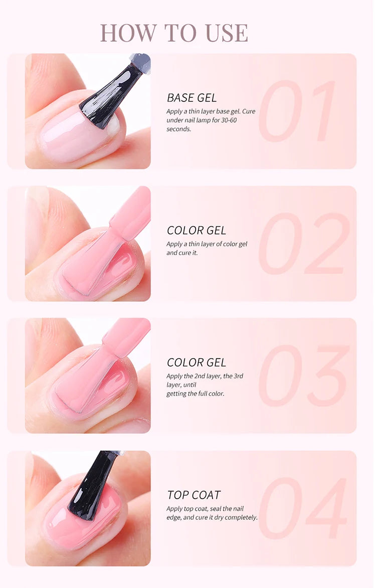 UR SUGAR 7ML Autumn Nail Gel Brown Series All For Manicure Gel Nail Polish Semi Permanent Soak Off LED UV Nail Art Varnishes
