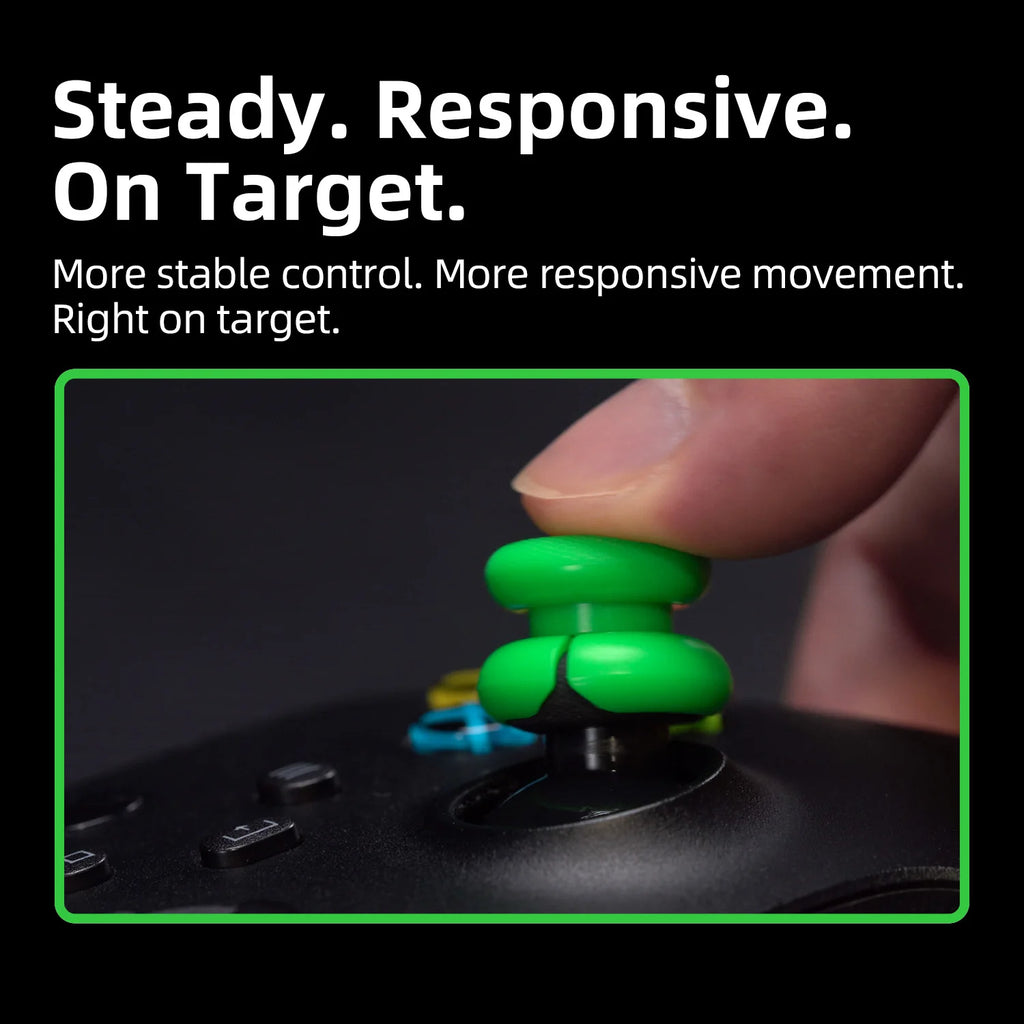 Skull & Co. Joystick Cap Thumb Grip Set FPS CQC Thumbstick Cover for ROG XBOX Ally X and Xbox Controller