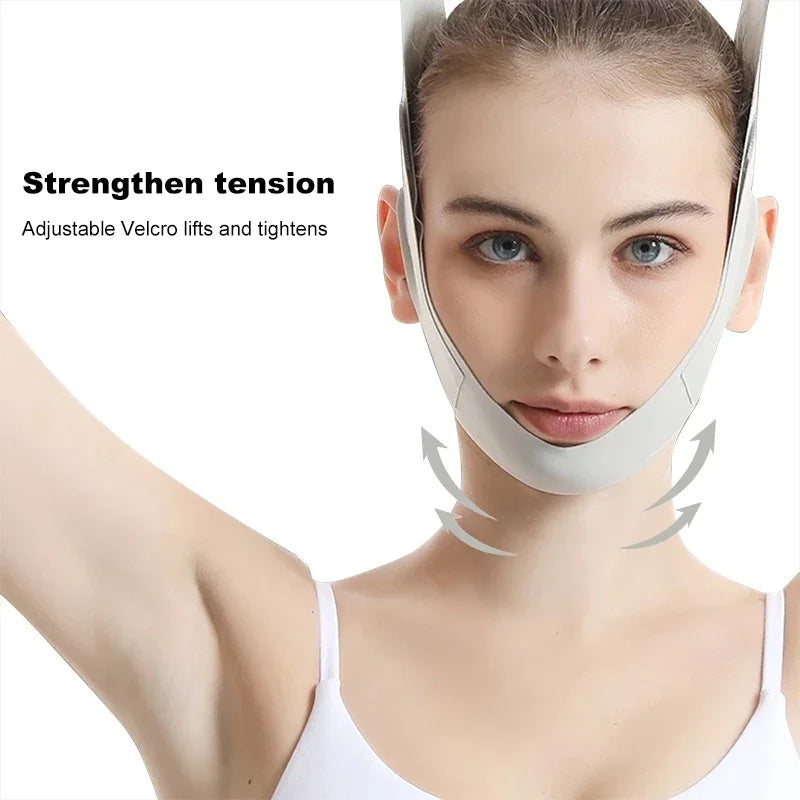 Beauty Face Sculpting Sleep Mask Reusable V Shaper Mask Facial Lifting Anti Wrinkle Strap Band Sleeping Mask Beauty Health Tools