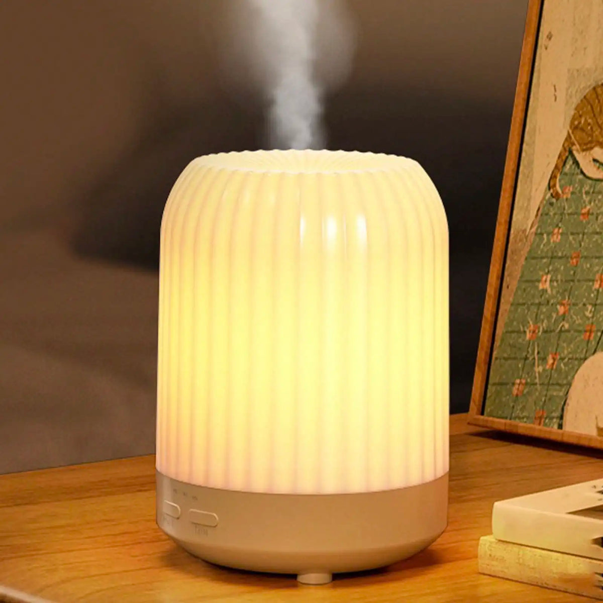 Pack Quiet Essential Oil Diffuser 250ml Humidifier for Bedroom Home 7 LED Lights Auto Shut Off Timer Aromatherapy