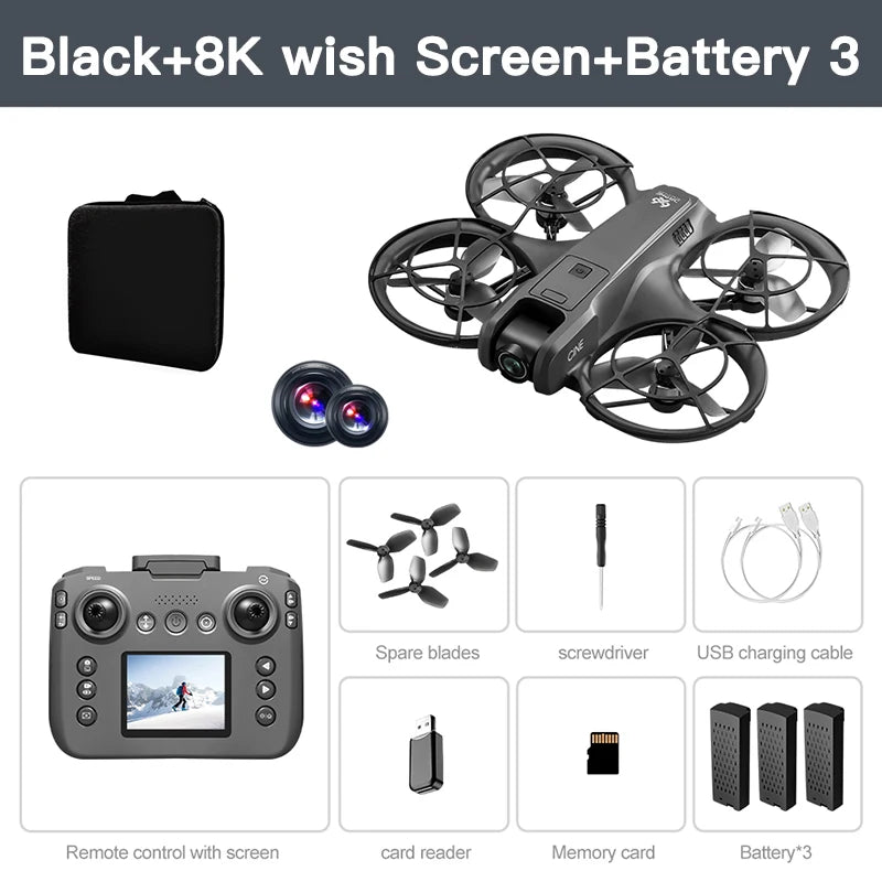 Original MINI V666 Drone 4K Professional WIFI 5G Dron Obstacle Avoidance Brushless Altitude Headless Mode RC Quadcopter Toys