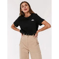 American Ala Sports Simple Summer Fashion Leisure Home Commuting Versatile Round Neck Short Sleeve Cotton T-shirt