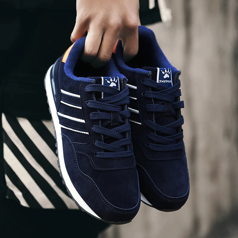 Newest Artificial Leather Men Causal Shoes Male Spring Men Fashion Light Shoes Sneakers Lac-up Flats Breathable Outdoors Sapato
